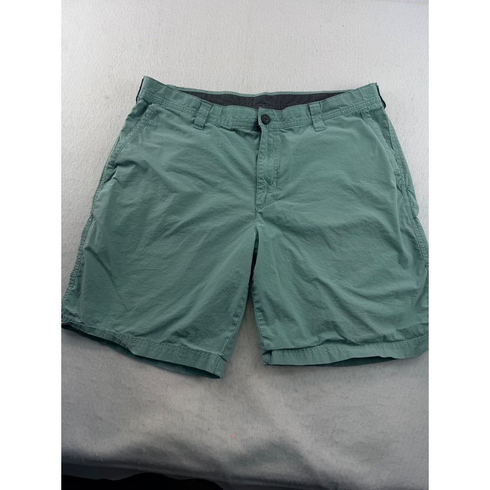 Columbia PFG Men's 38 Green Fishing Outdoor Shorts 10" Inseam